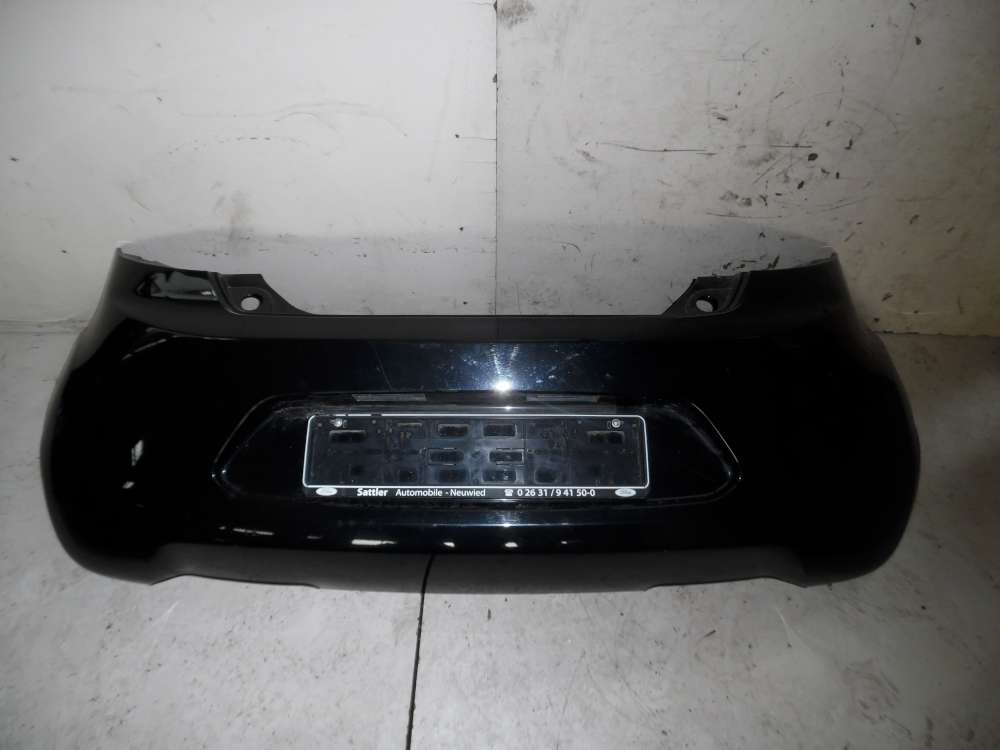 Ford KA Bj 2010 3-Türen Stoßstange hinten 735435551 Farbcode Schwarz 90