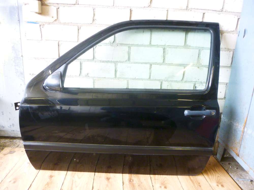 VW Golf III 1H1 3-Türer Tür Vorne Links Schwarz : LC9Z