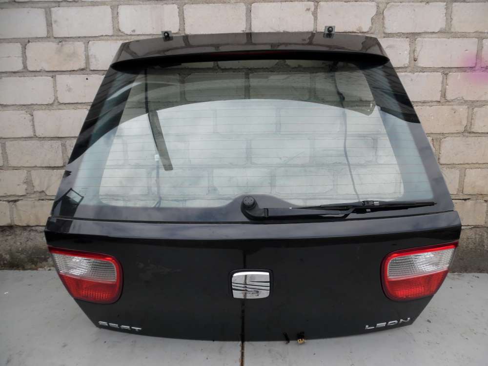 Seat Leon 1M Bj:2003 Heckklappe Schwarz LC9Z