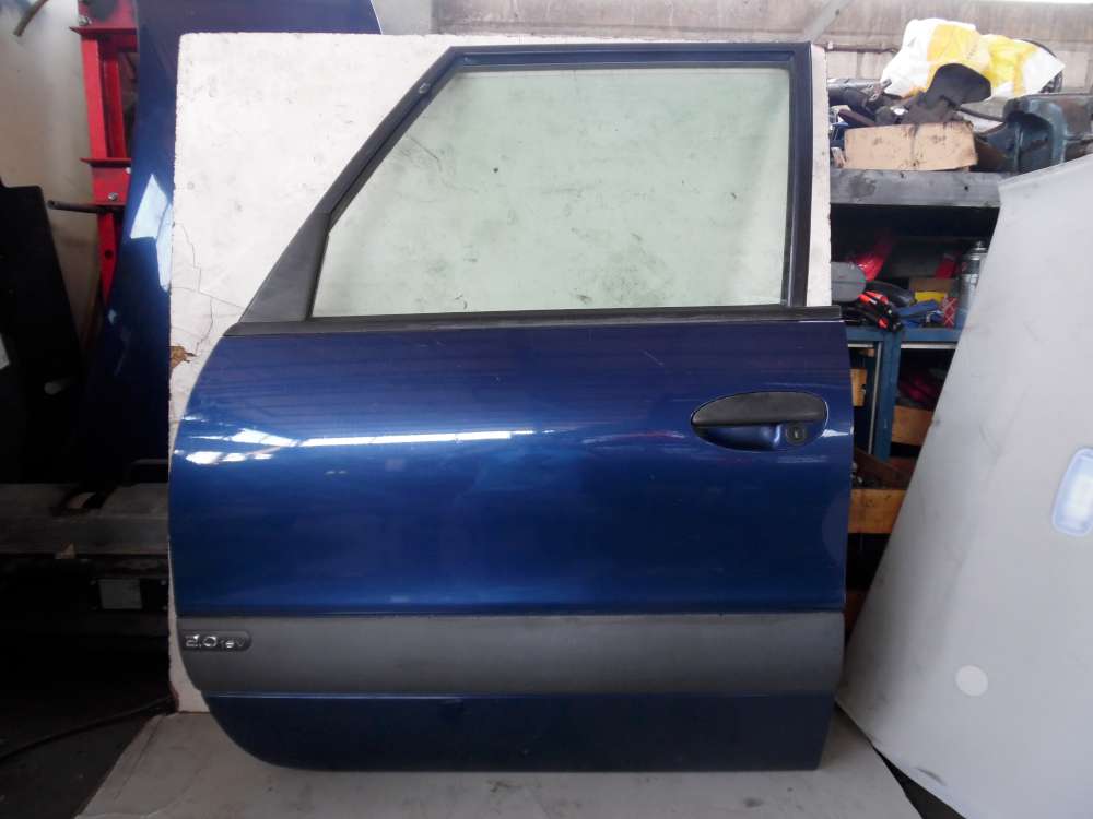 Renault Espace III JE Bj 2001 Tür Links Vorne Fahrertür Blau Farbcode: NV 432