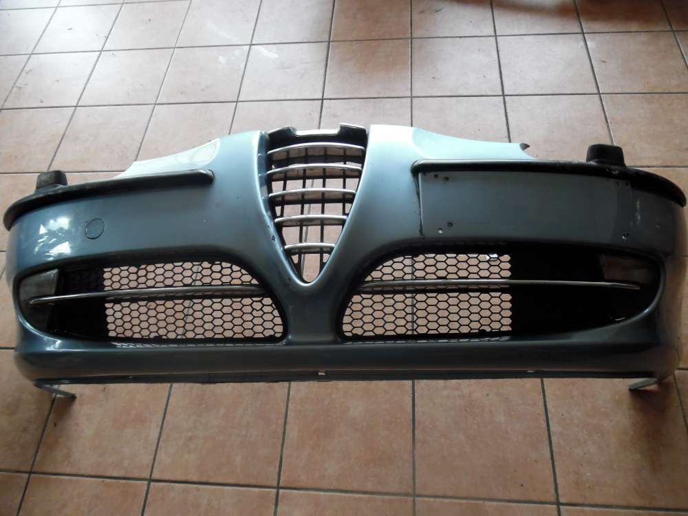 Alfa Romeo 147 Bj 2001 Front Stoßstange Stoßfänger vorne Farbe : 693 met Blau