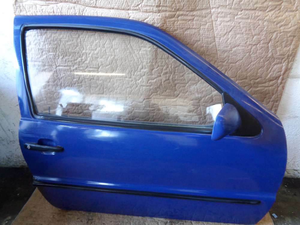 VW Polo 6N Bj:1997 3 Türer Tür Vorne Rechts Blau