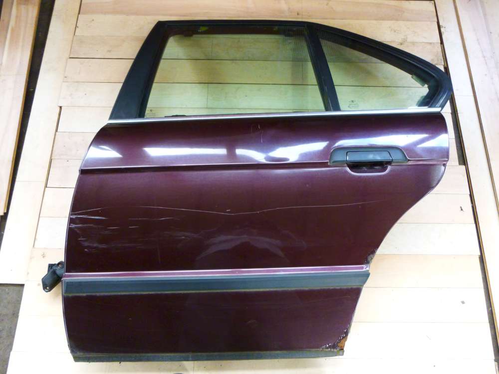 BMW 525 E34 5er Bj 1992 Tür hinten Links Brokatrot metallic 259/3