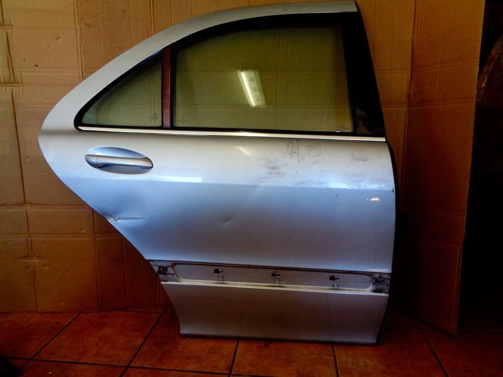 Mercedes Benz S-Klasse W220 S320 Tür Hinten Rechts Silber : C744