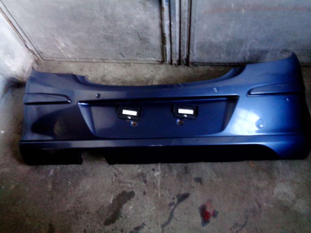 Opel Corsa D Bj:2008 Stoßstange Hinten mit PDC 13179916 mit Kabelbaum Parksensoren 13144689 Farbecode: Blau Metro Z168