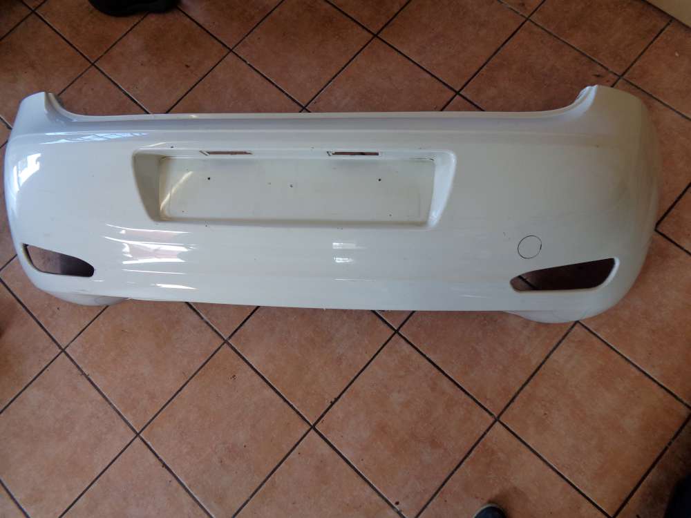Fiat Punto Evo Sport Bj:2012 Stoßstange Hinten Weiß 735536155