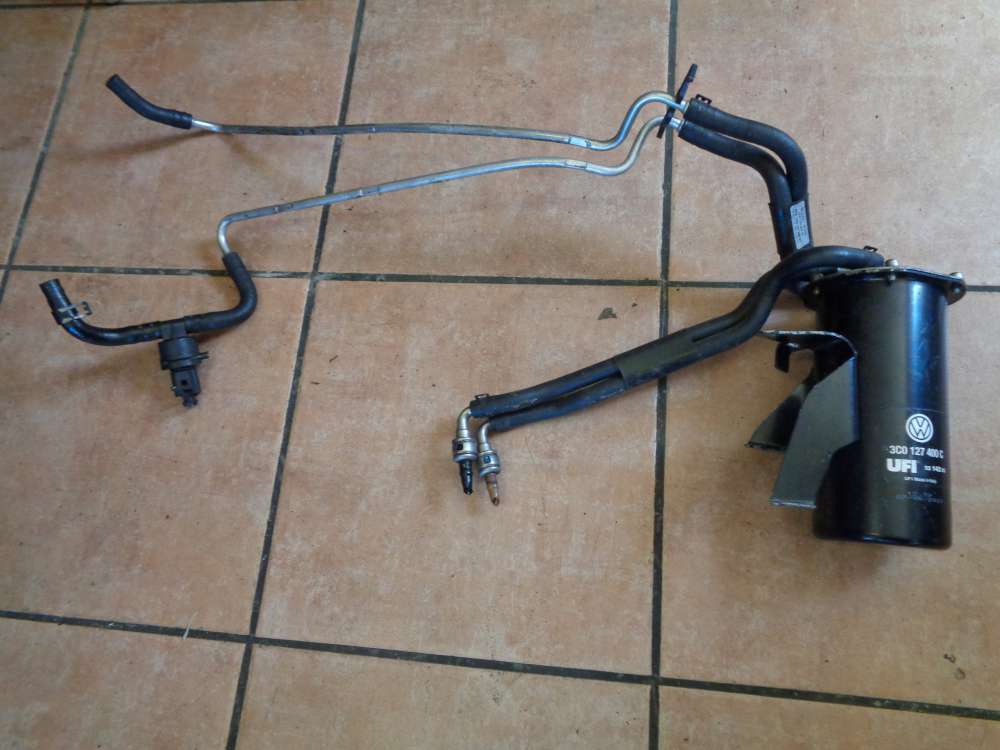 Seat Altea 5P 1,9 TDI Bj:2007 Geh?use Kraftstofffilter Dieselfilter 3C0127400C