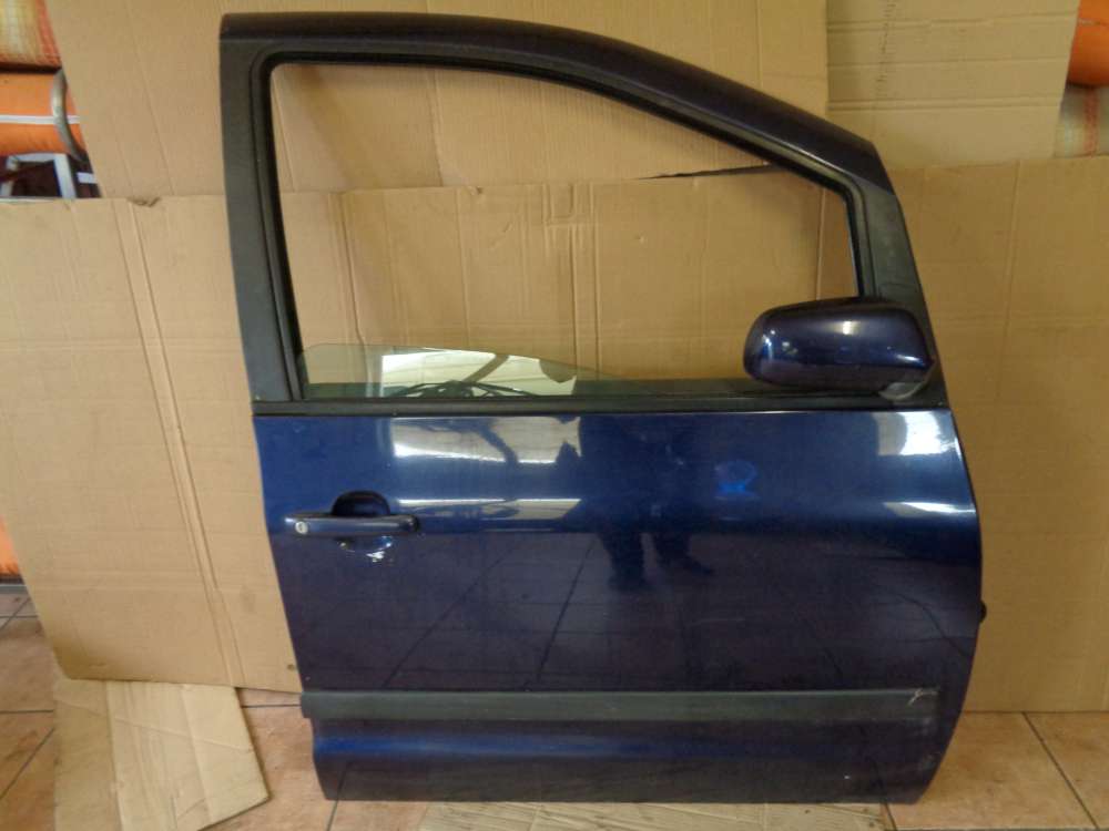VW Sharan Bj 2003 7M Tür Vorne Rechts Beifahrertür Blau Farbcode : LB5N