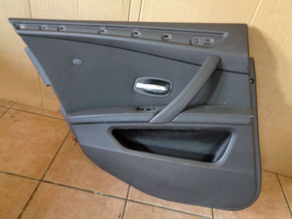 BMW 5er E61 Türverkleidung Teilleder Hinten Links E1369386
