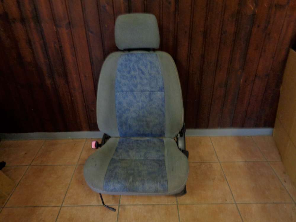 Toyota Starlet Sitze Fahrersitz Vorne Links Blau / Grau Stoff