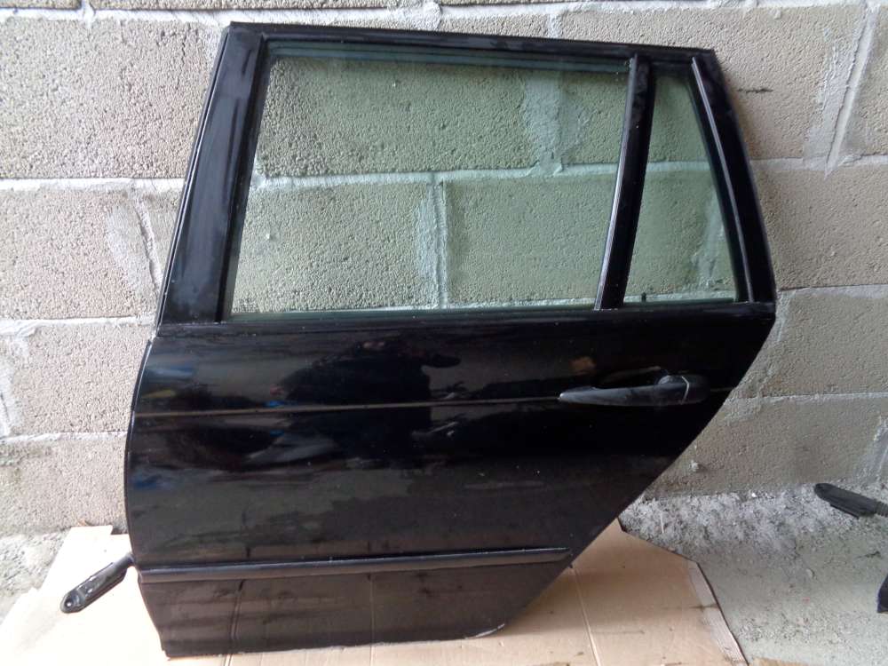 BMW E46 3er Kombi Tür Hinten Links Schwarz metallic (475)