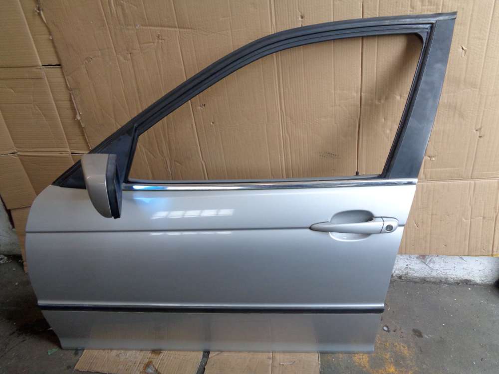 BMW 3er 320i E46 Tür Vorne Links silber Farbecod:354