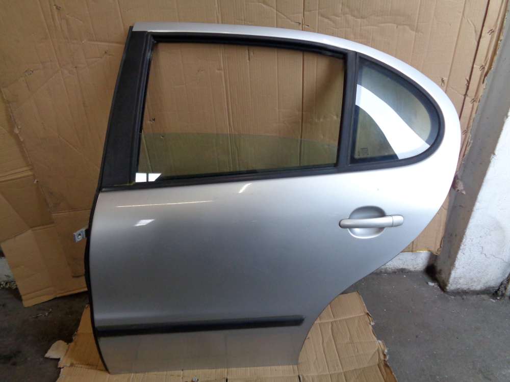 Seat Leon 1M Tür Hinten Links Silber Farbcode: LS7N