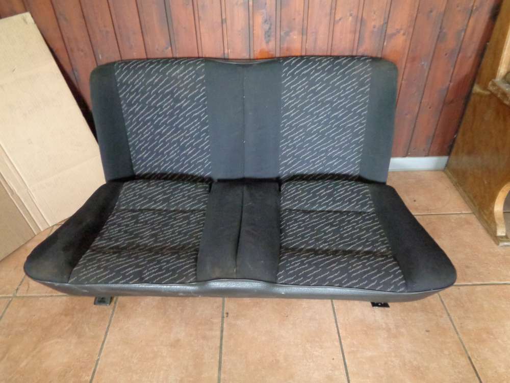 VW Golf 3 III Cabrio Sitze Rücksitzbank Rücksitz Stoff Dunkelblau 1E0885375B