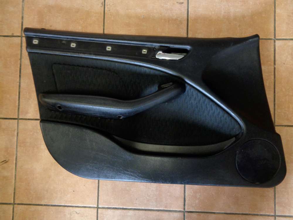 BMW E46 3er kombi Bj 00 Türverkleidung Fahrerseite vorne links Schwarz 708672035