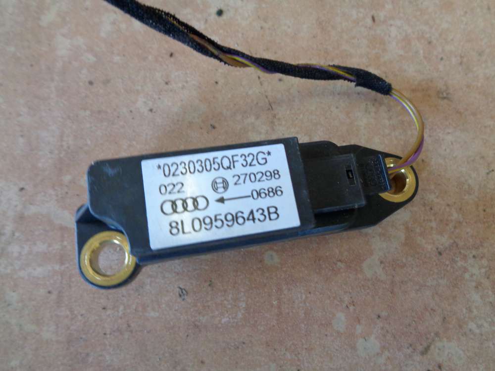 Audi A3 8L Crashsensor Airbag Sitzairbag 8L0959643B