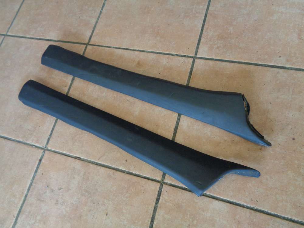 Mercedes Benz E-Klasse W124 A-Säule Abdeckung Verkleidung Leder dunkelblau Re Li 1246920389 1246920489
