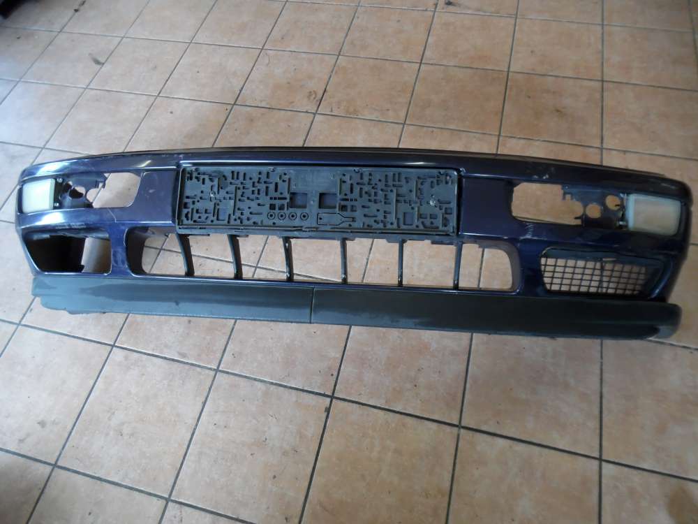 VW Golf 3 Stoßstange Frontschürze Vorne dunkelblau 1H6807217