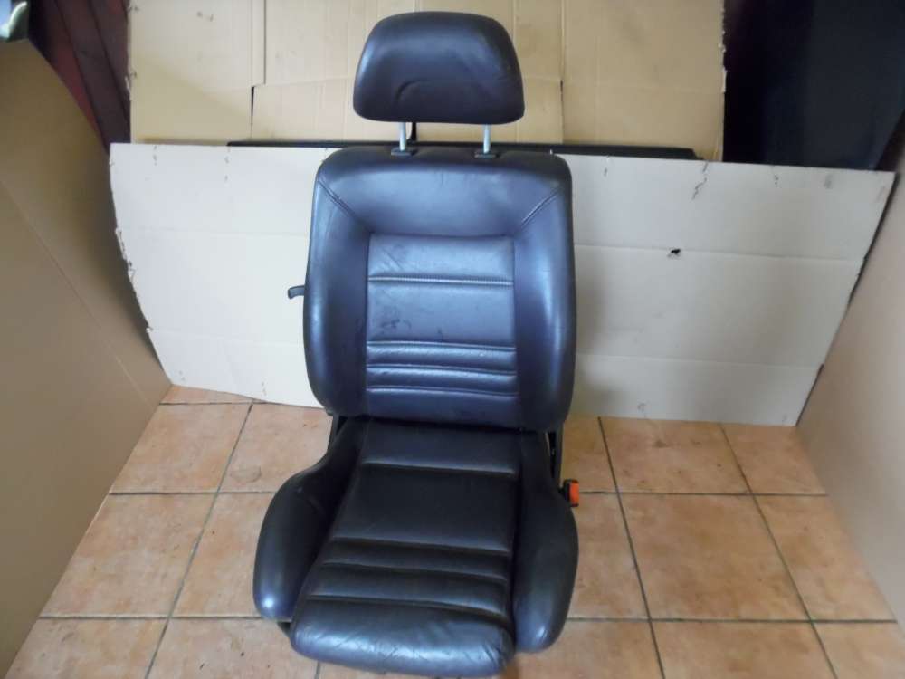 VW Golf 3 Cabrio 1E Bj.1995 Ledersitz Sitz Vorne Rechts Dunkelblau