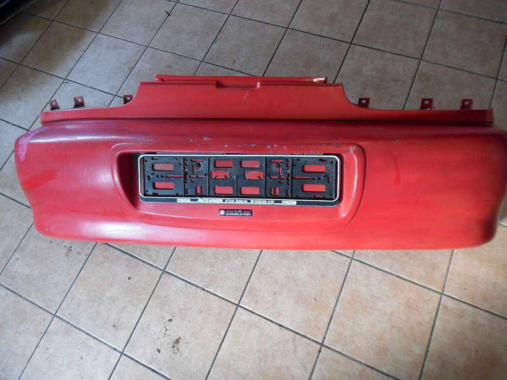 Mazda MX-3 Stoßstange Stoßfänger Hinten Rot