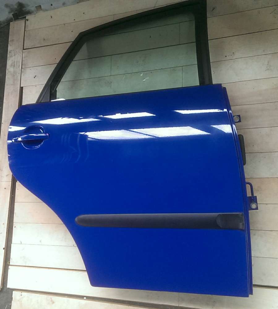 Seat Ibiza 6L Bj.05 Tür Hinten rechts 4/ 5Türer Blau LS5G Top