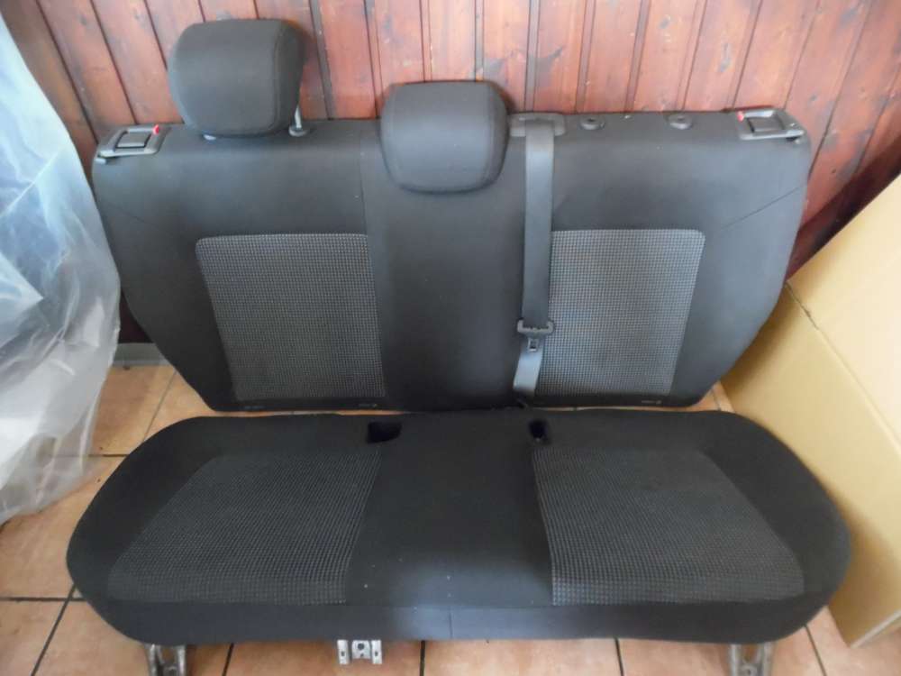 Opel Corsa D Sitze R?cksitzbank Stoff grau