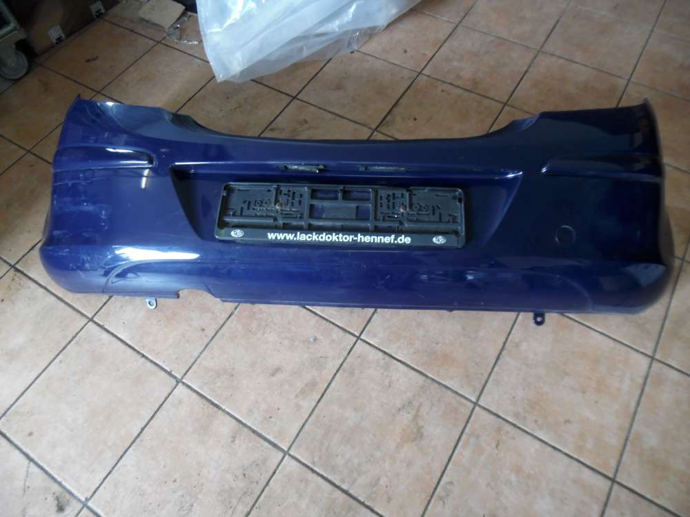 Opel Corsa D Stoßstange Hinten Blau Farbcod : Y20Z
