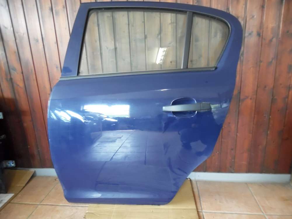 Opel Corsa D Tür Hinten Links Blau Farbcod : Y20Z