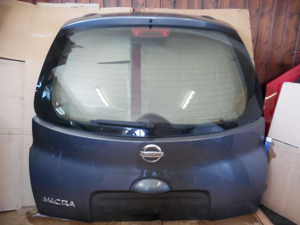 Nissan Micra K12 3-T?rer Heckklappe Kofferraumklappe grau : KY5G
