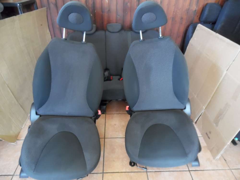 Nissan Micra K12 Sitze Innenausstattung Komplett Stoff grau