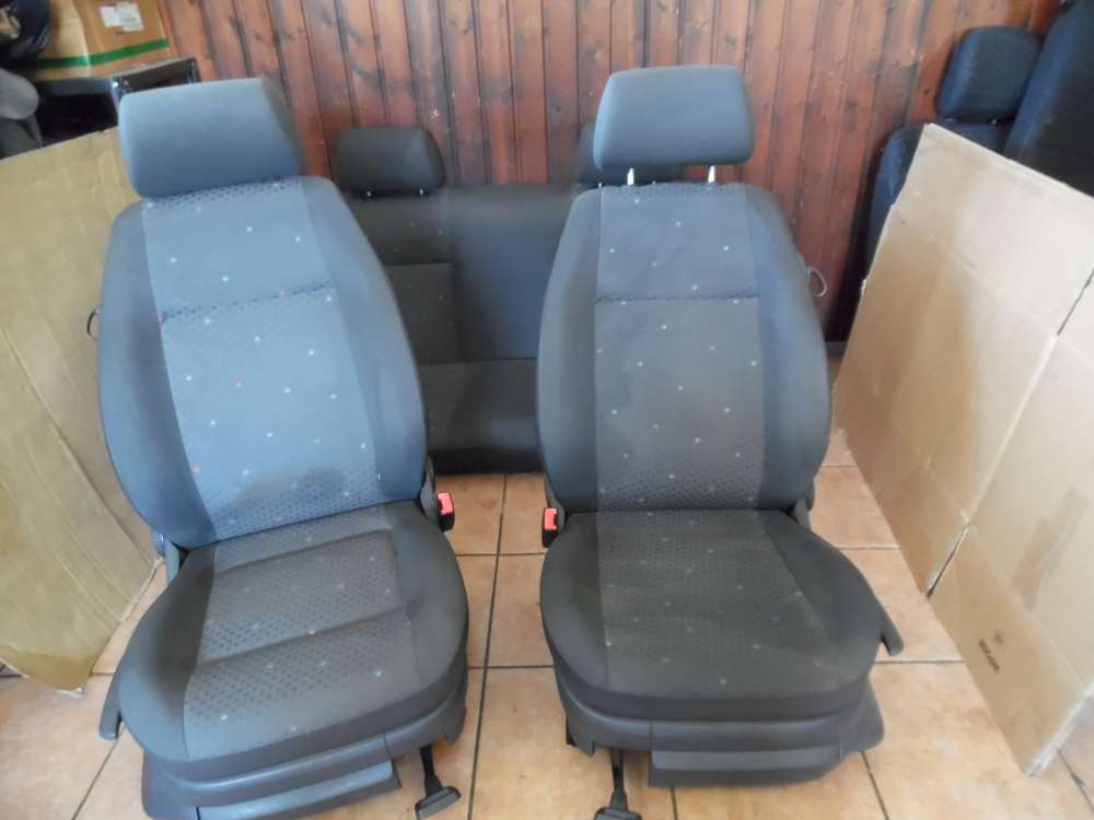 VW Polo 9N 3-T?rer Sitze Innenausstattung Komplett Stoff grau