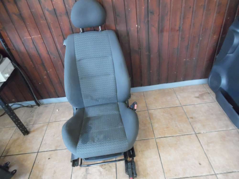 Opel Corsa C Sitz Beifahrer Vorne Rechts Stoff grau