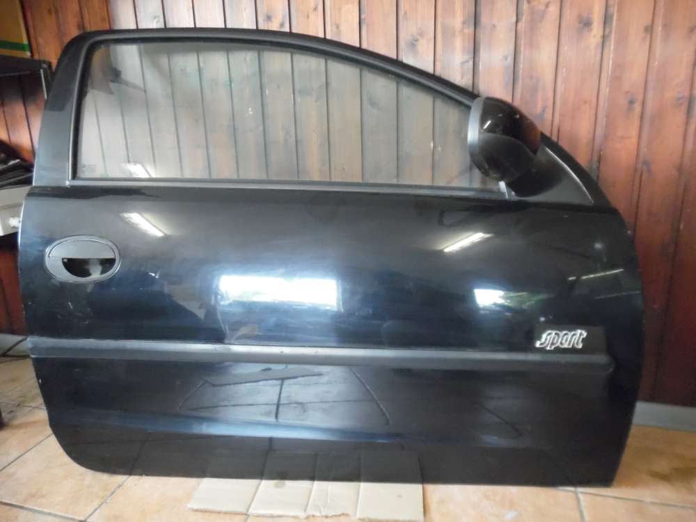 Opel Corsa C 3-Türer Tür Vorne Rechts Schwarz Farbcode : Z20C