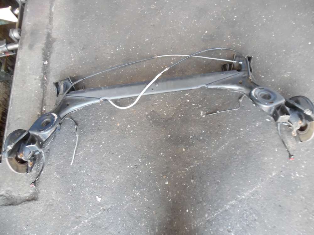Audi A3 8L Achse Hinterachse Achsträger mit Handbremsseil