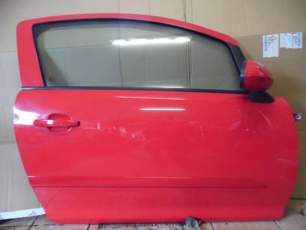 Opel Corsa D 3-Türer Tür Vorne Rechts Rot Farbcode : Z547