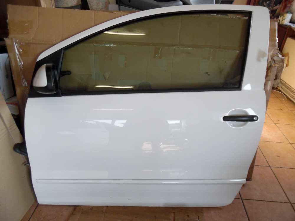 VW Fox 5Z 3-Türer Tür Vorne Links Weiß Farbcod : LB9A