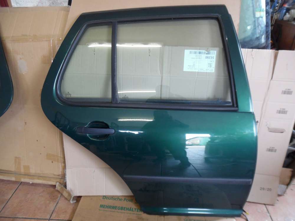 VW Golf IV Tür Hinten Rechts grün Farbcod: LC6M