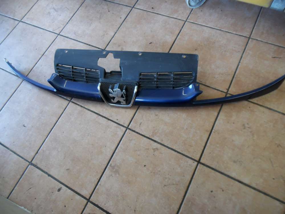 Peugeot 206 Frontgrill Kühlergrill Front Emblem Blau 9628691277 9628934280