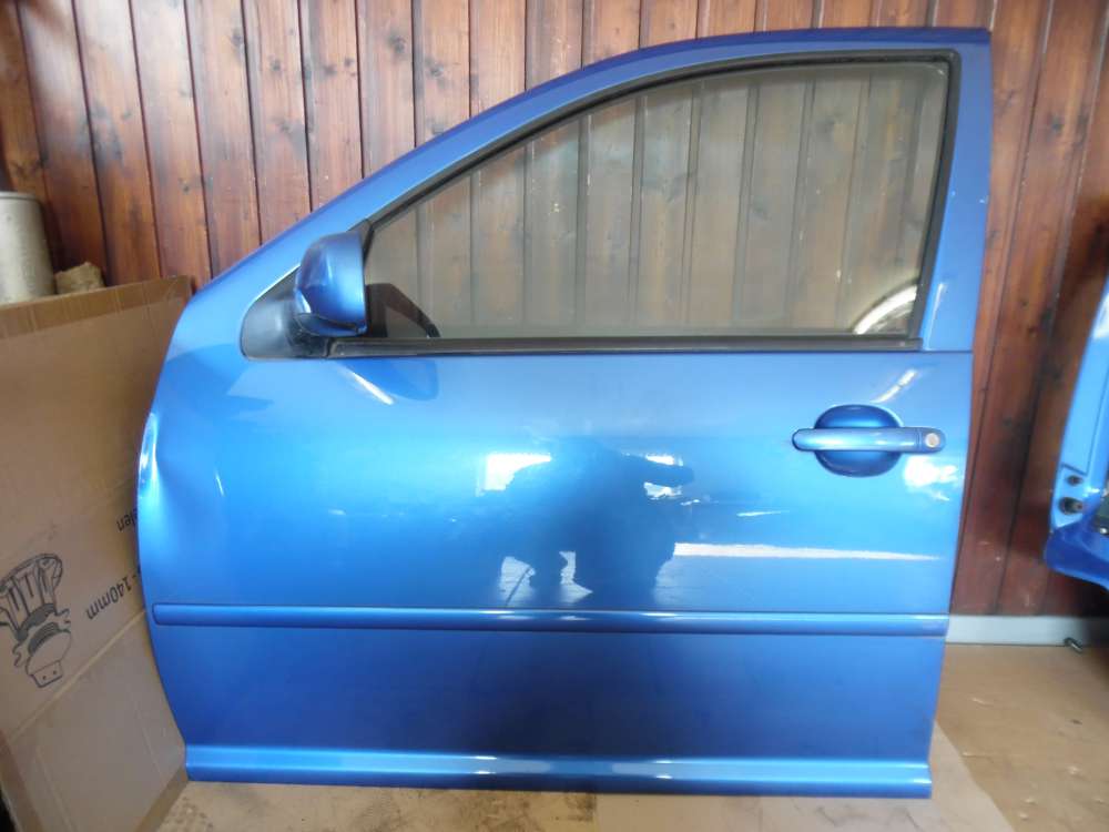 VW Golf IV 1J Tür Vorne Links Blau Farbcod : LW5Y