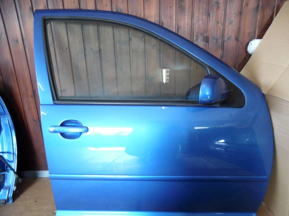VW Golf IV 1J Tür Vorne Rechts Blau Farbcod : LW5Y