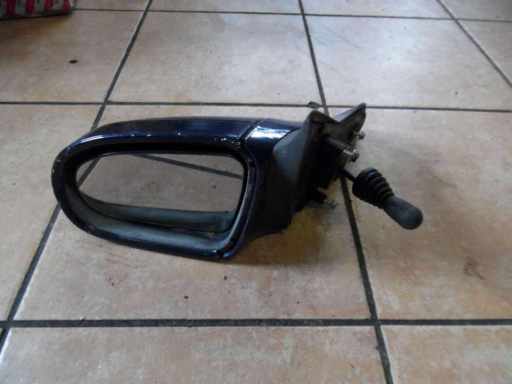 Opel Corsa B Außenspiegel manuell Links Dunkelblau 008062349