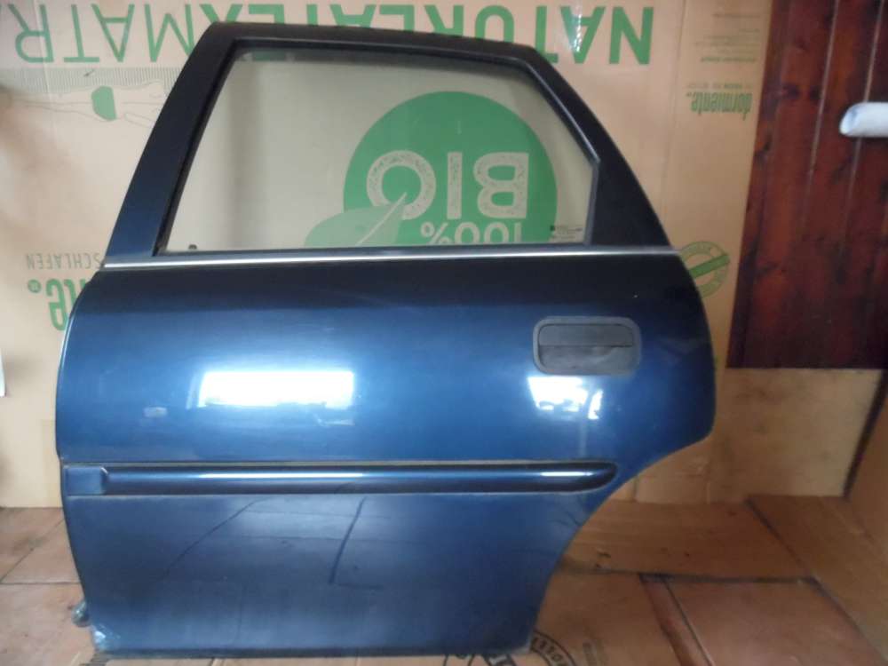 Opel Vectra B Limousine Tür Hinten Links dunkelblau Farbcode : Z20H