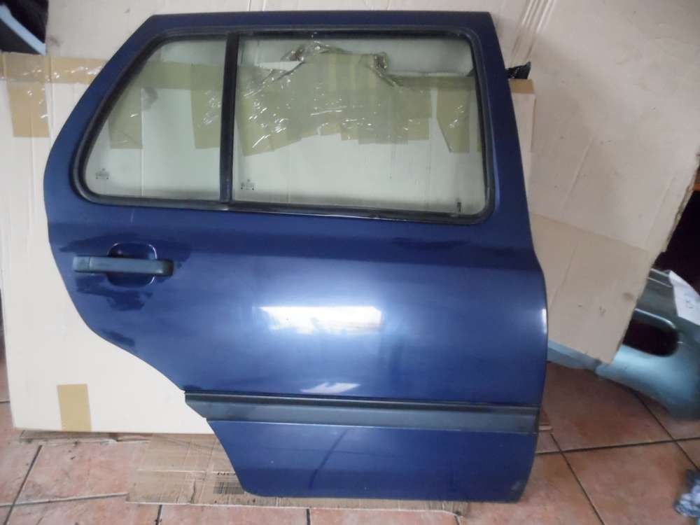 VW Golf III Limo 5-Türer Tür Hinten Rechts dunkelblau : LA5E
