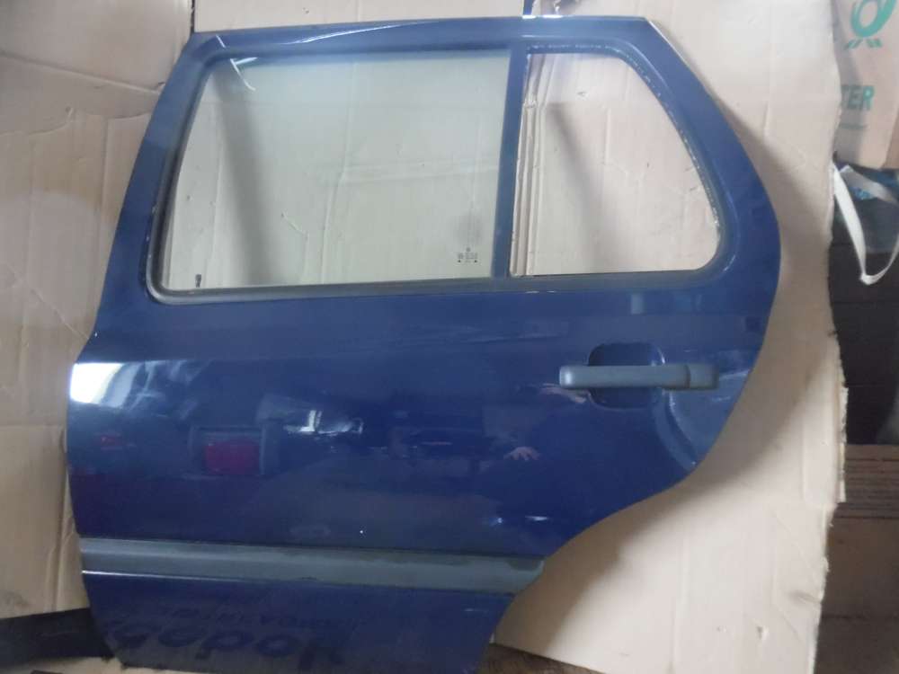 VW Golf III Limo 5-Türer Tür Hinten Links dunkelblau : LA5E