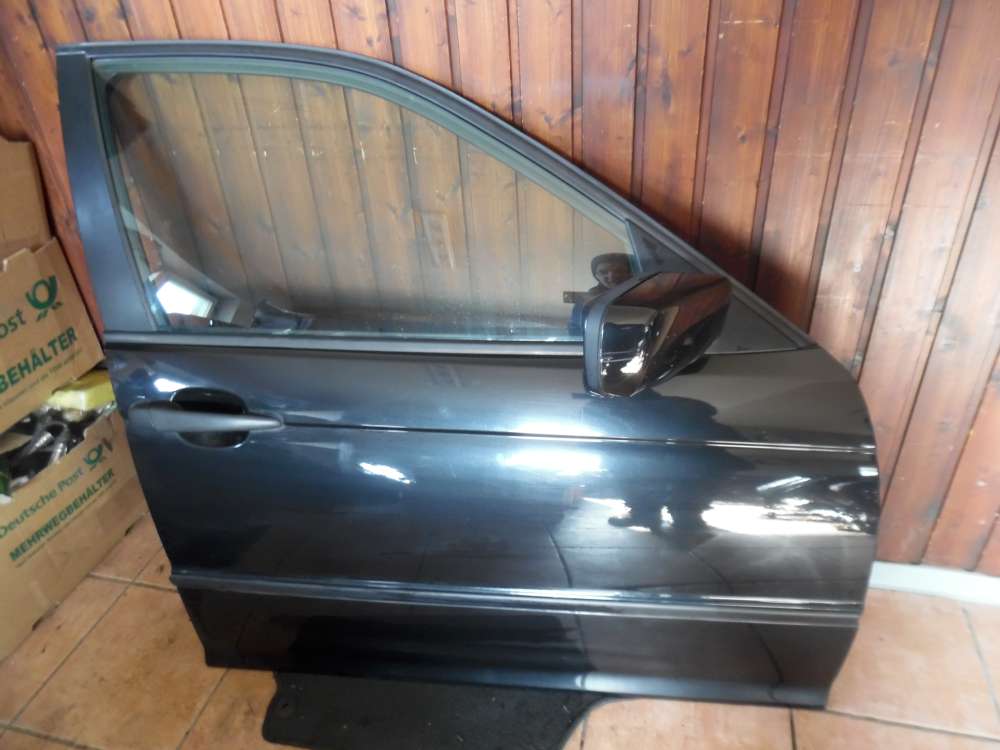 BMW E46 320d Tür Vorne Rechts Schwarz Farbcode : 303/9