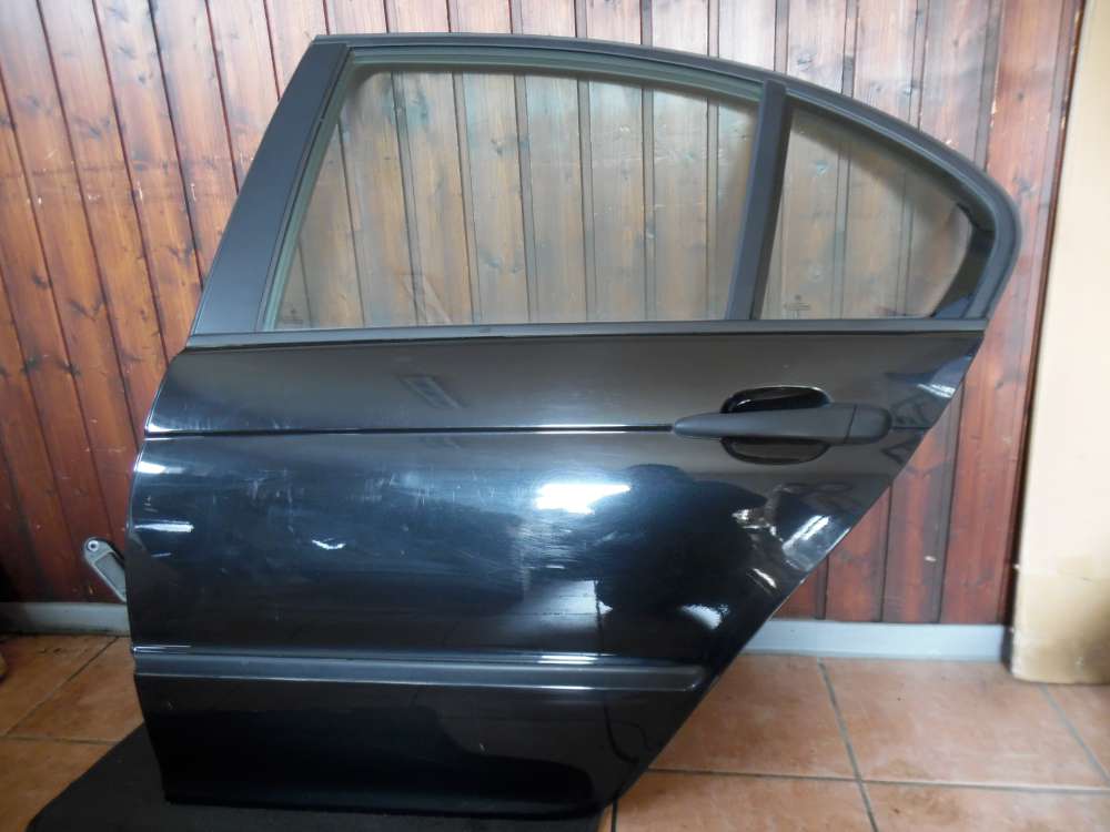 BMW E46 320d Tür Hinten Links Schwarz Farbcode : 303/9