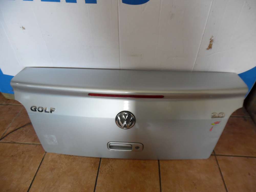 VW Golf III / IV Cabrio Heckklappe Kofferraumdeckel Silber LA7W