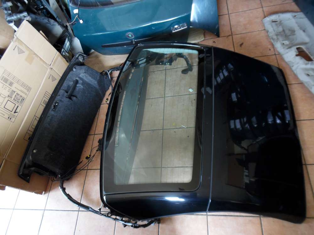 Peugeot 206 CC Cabrio Dach Verdeck Cabrioverdeck Heckscheibe Schwarz
