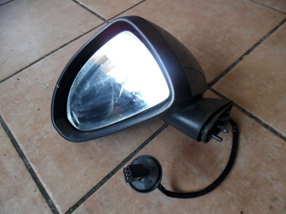 Opel Corsa D Außenspiegel elektrisch Links Blau Y20Z