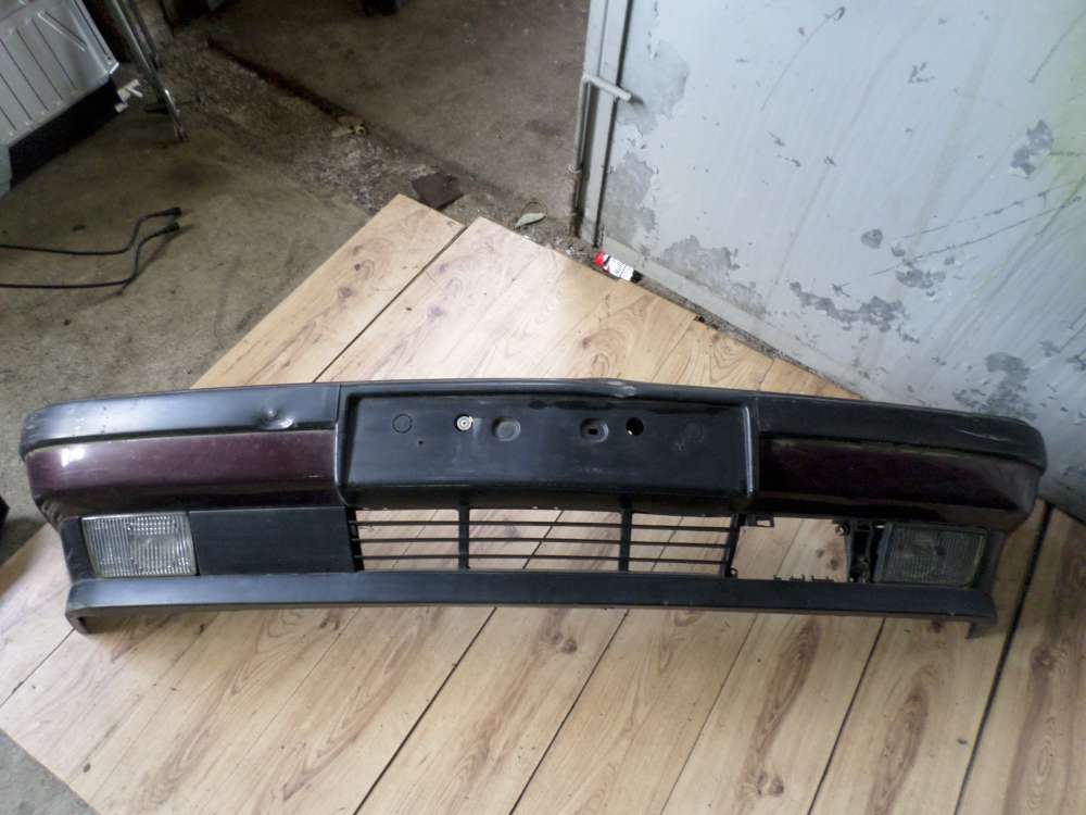 BMW E34 5er 525tds Bj 1992 Original Stoßstange Vorne Brokatrot Metallic 259 / 3